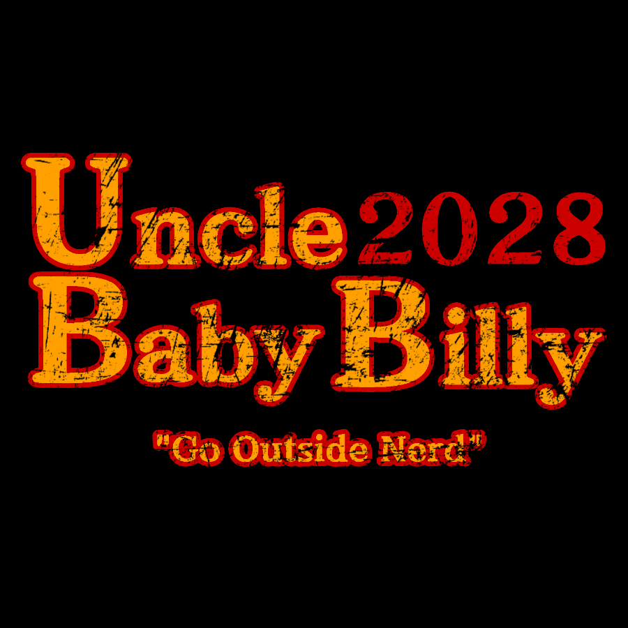 Uncle Baby Billy 28 - Go Outside Nerd  T-Shirt
