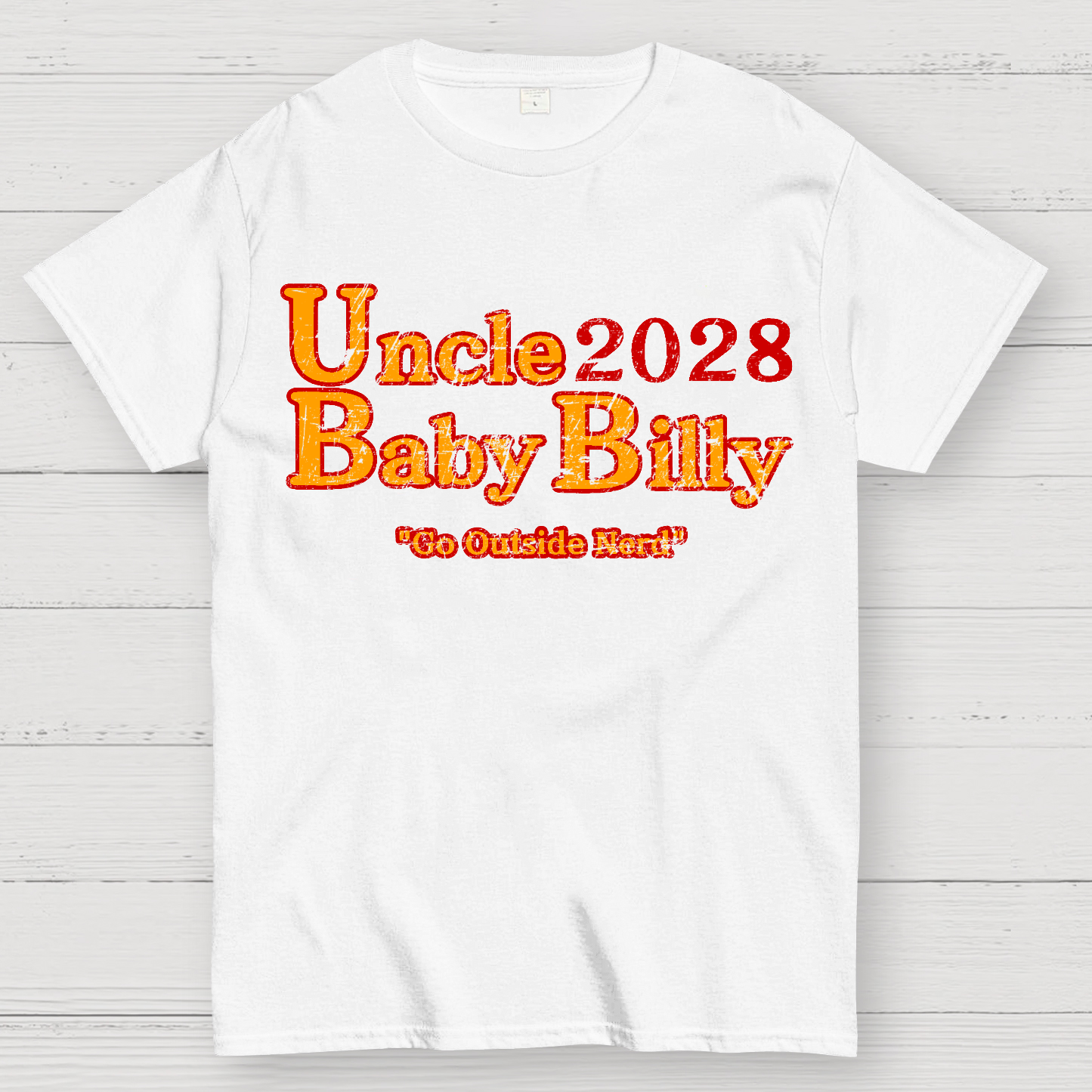 Uncle Baby Billy 28 - Go Outside Nerd  T-Shirt