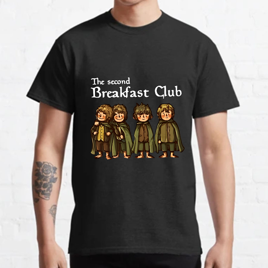 The Lord Of The Ring The Second Breakfast Club Nerdy T-Shirt