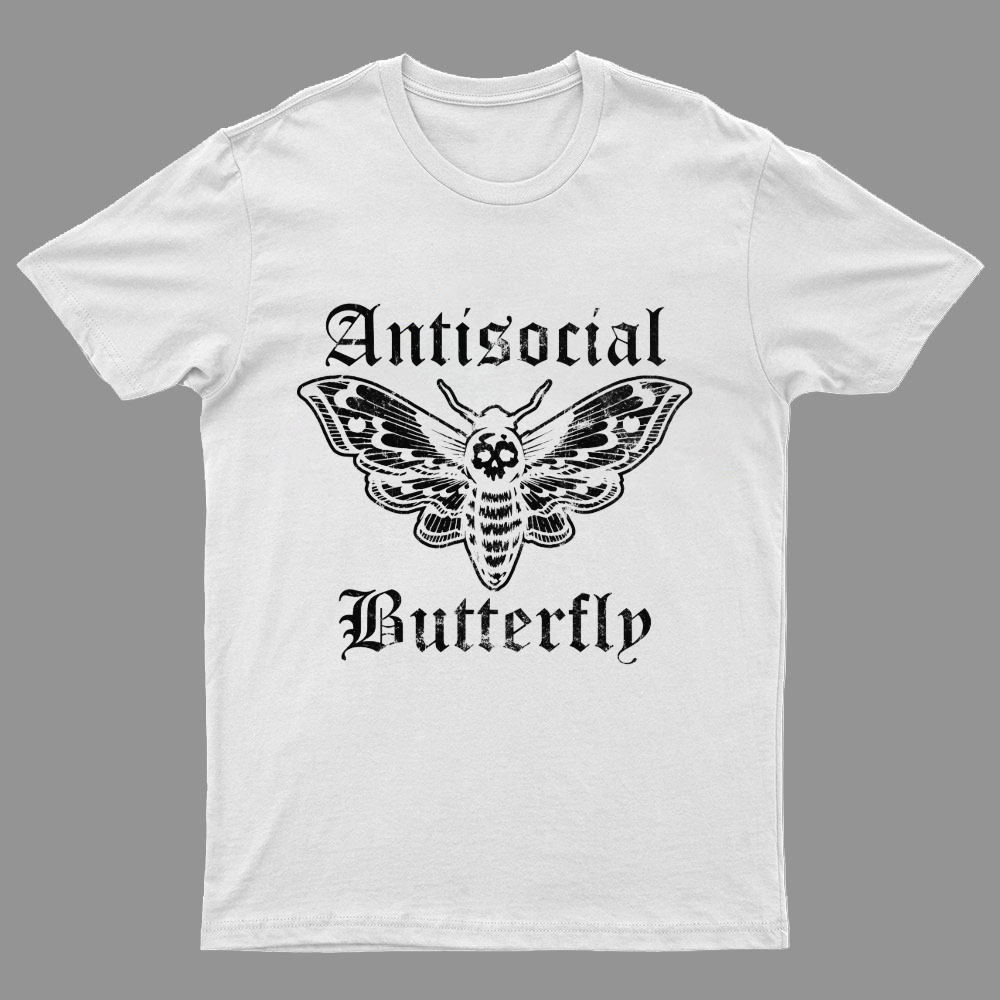 Funny Antisocial Butterfly y T-Shirt