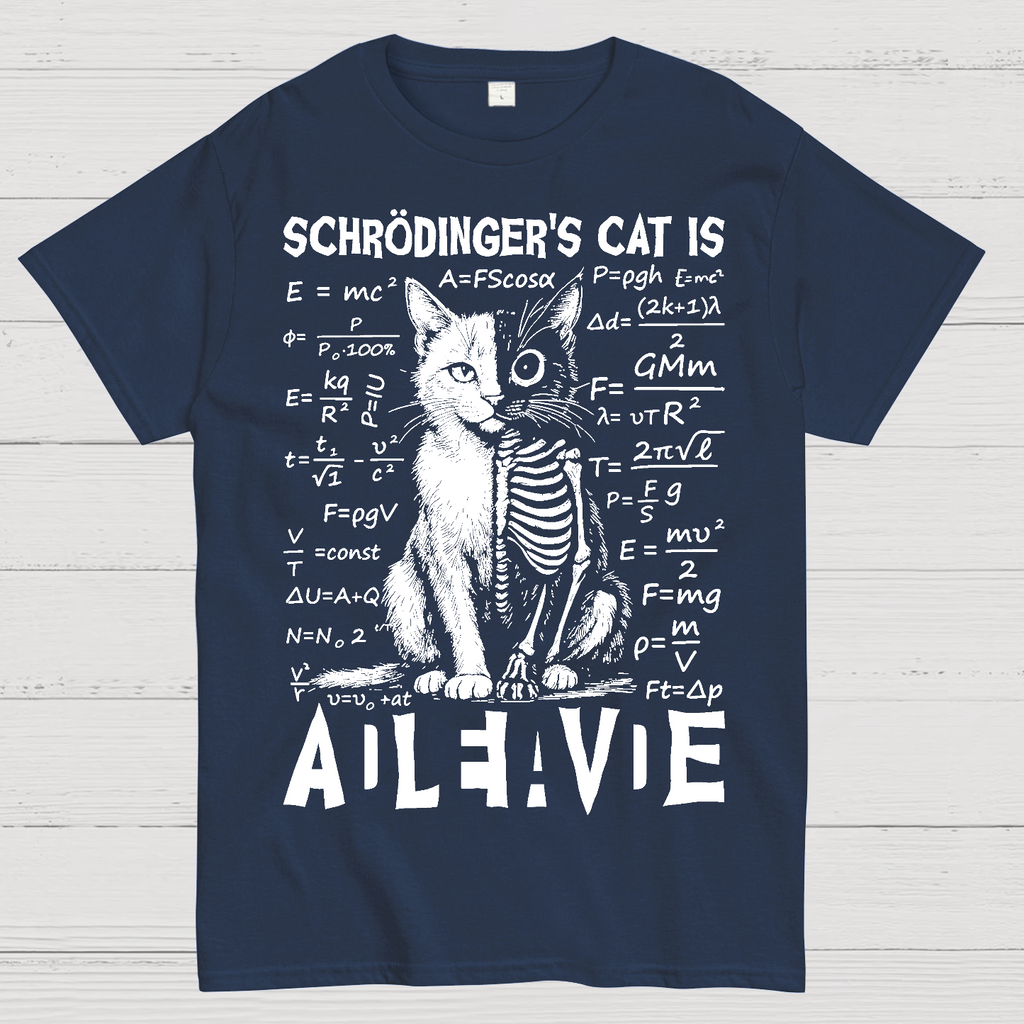 Schrödinger's Cat Dead And Alive  T-Shirt
