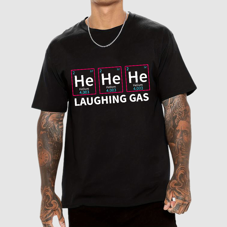 Laughing Gas Periodic Table of Elements y T-Shirt