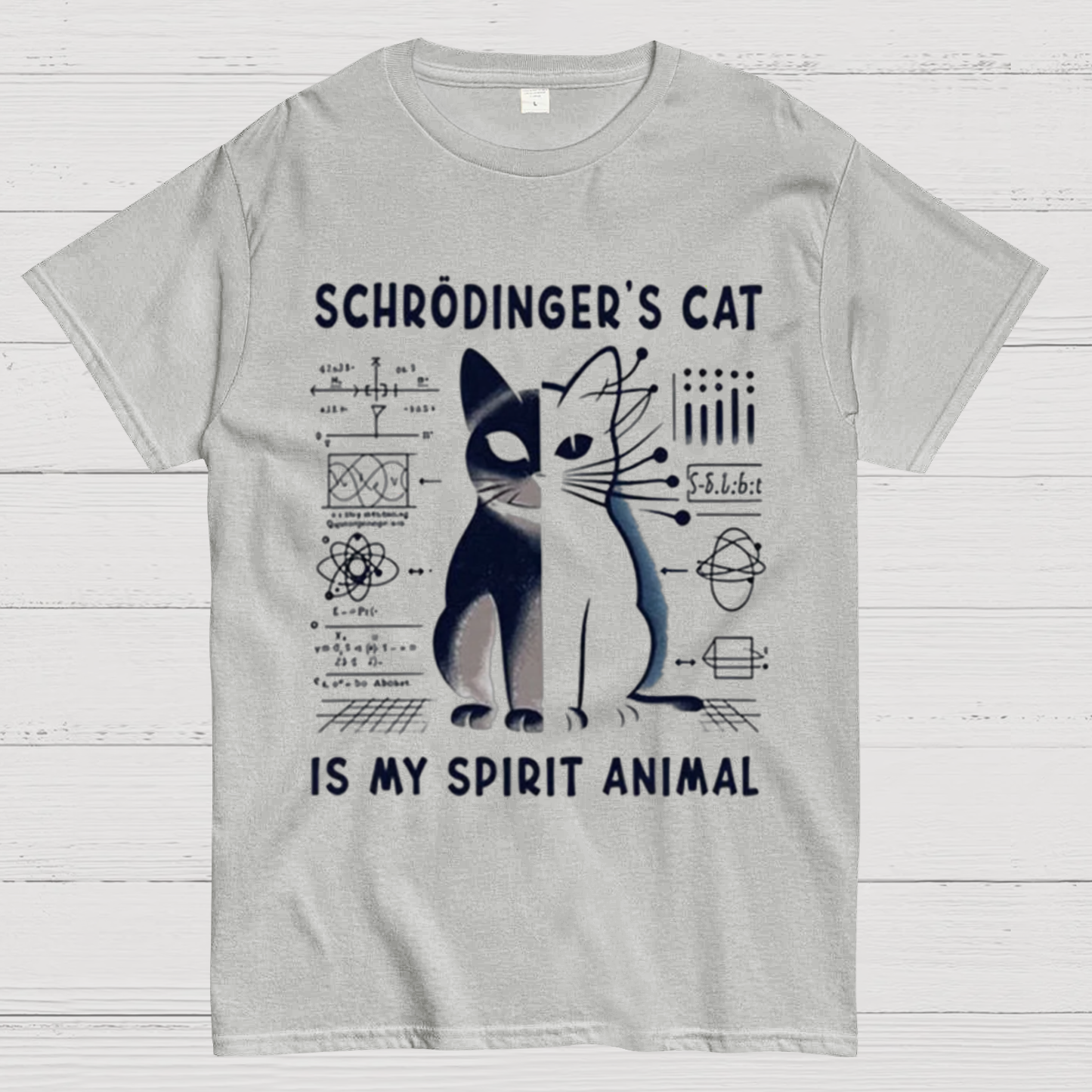 Schrodinger's Сat Science T-Shirts