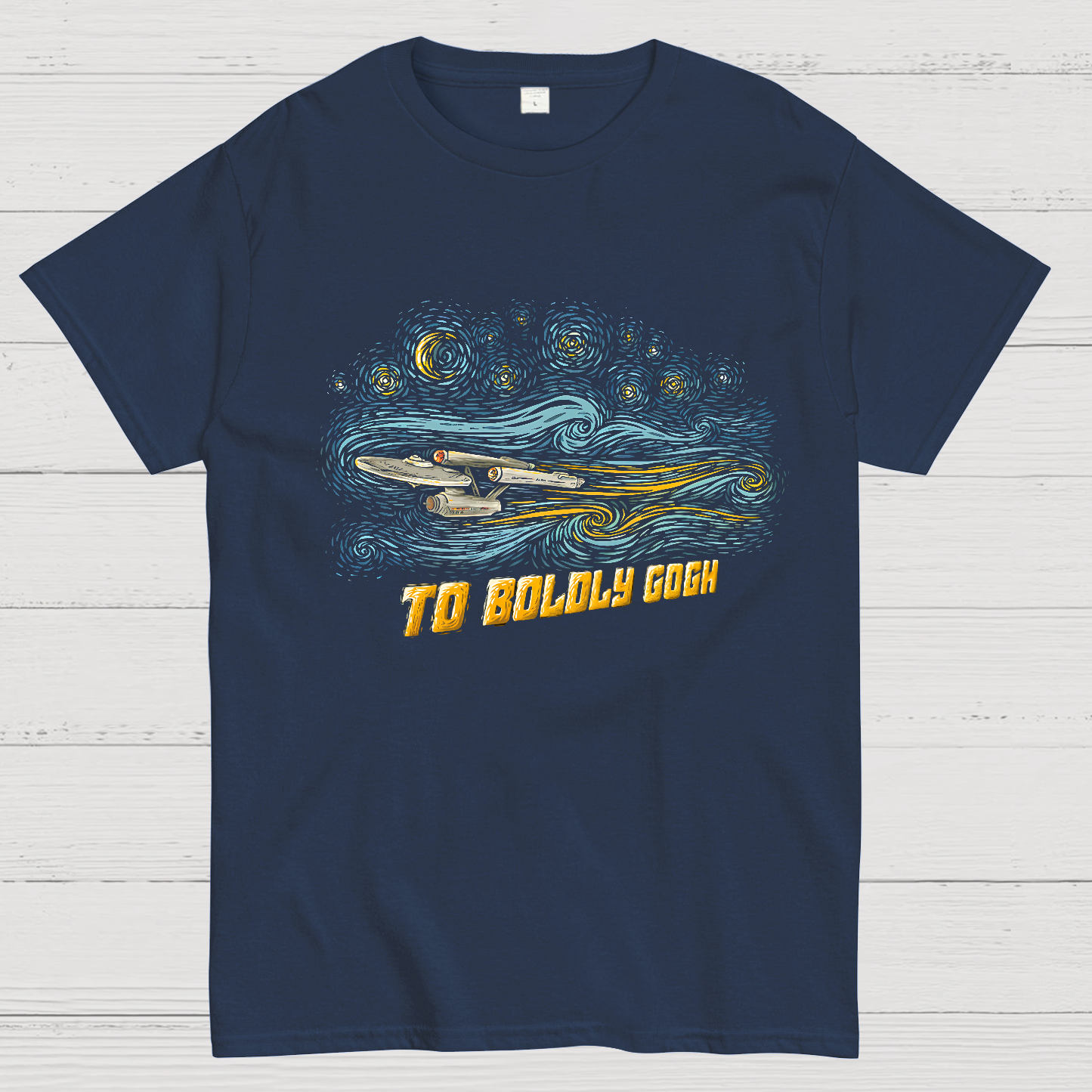 To Boldly Gogh Nerd T-Shirt