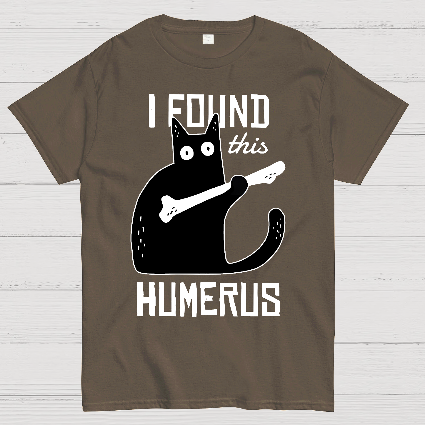 Cat With A Bone  T-Shirt