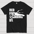 Red Five Standing By Retro  T-Shirt