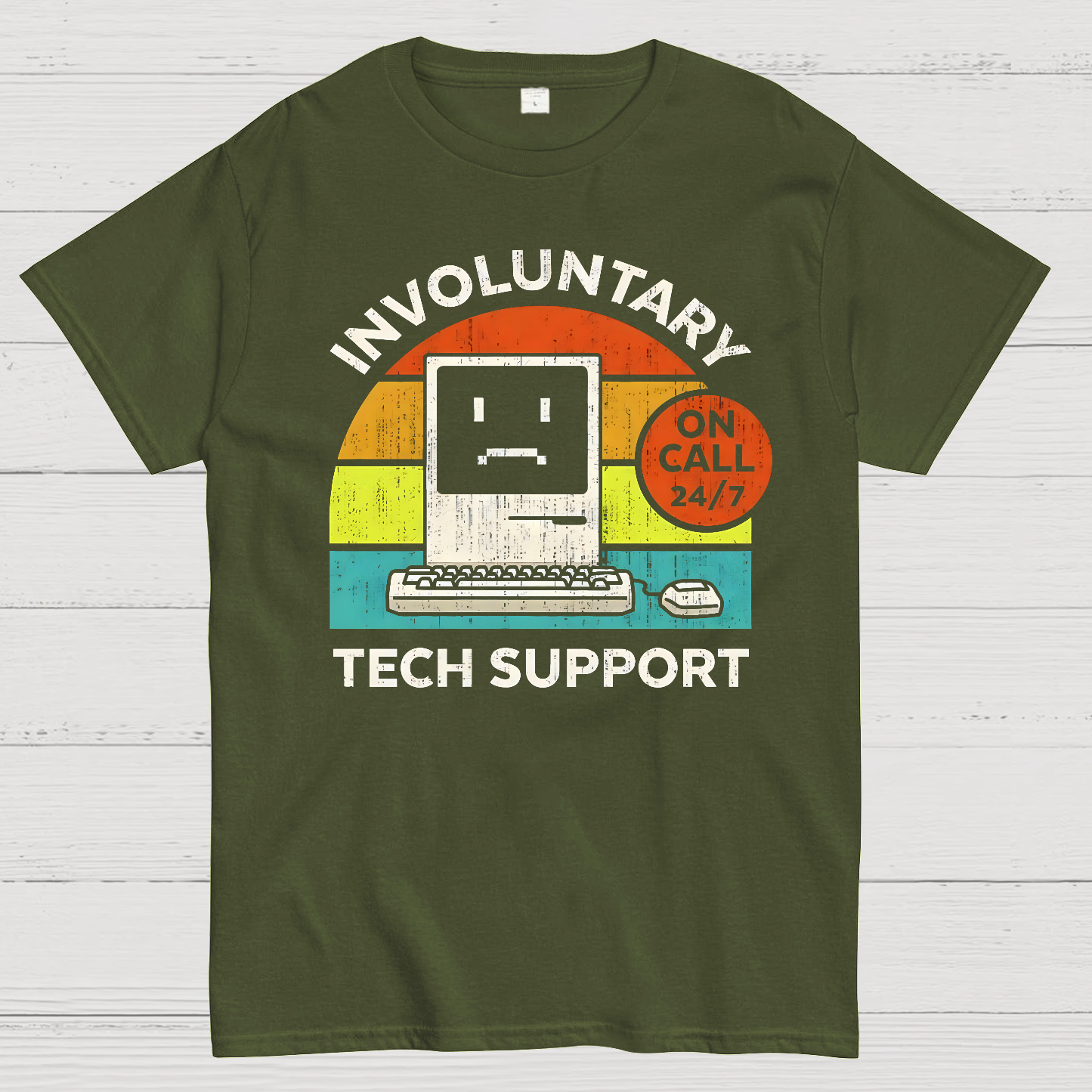 Involuntary Tech Support On Call All The Time  T-Shirt