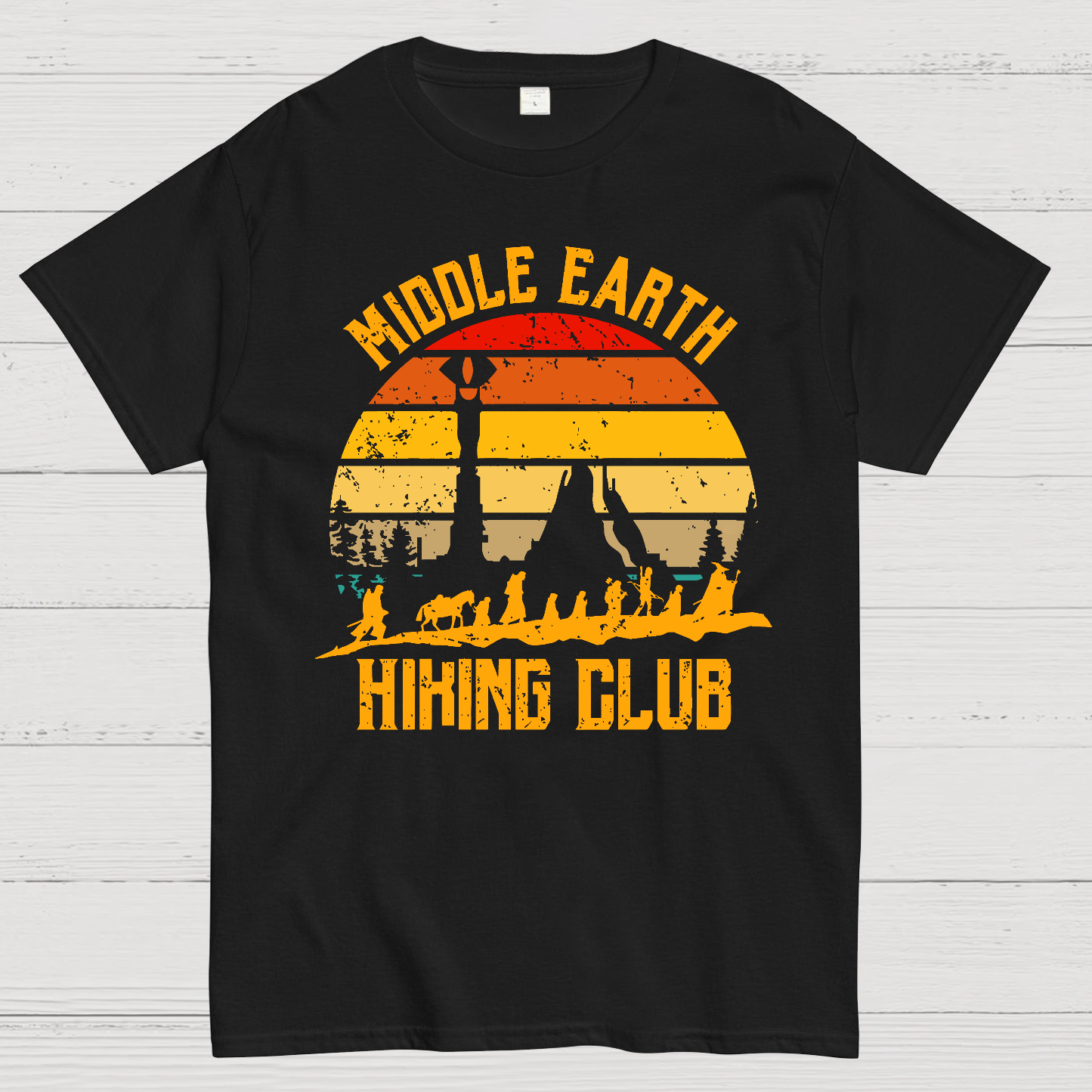 Middle Earth Hiking Club  T-Shirt